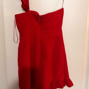 Likely ruffle one sided romper!